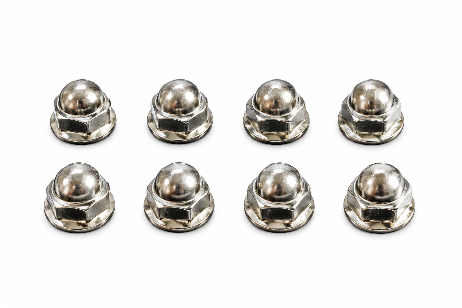 RestoTuner Silver Zinc B/D/H/K Series Cylinder Head Cover Nuts